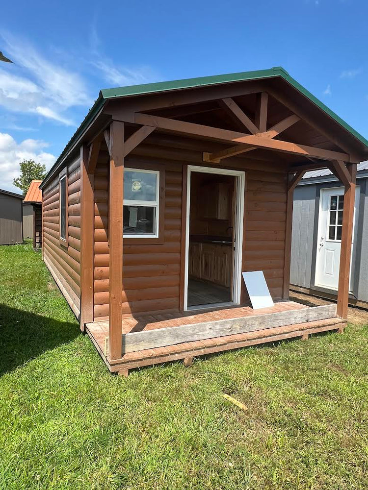 12x28 Chalet w/ porch 24HMB1228