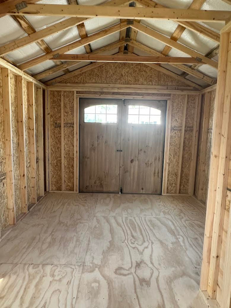 12x24 Cabin w/ loft & double doors 24HMB1224-243 Horn