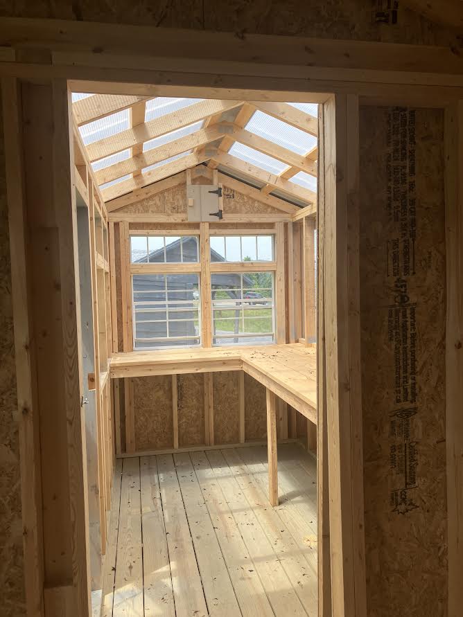 10x20 Greenhouse/Potting Shed - 24PB140 Horn