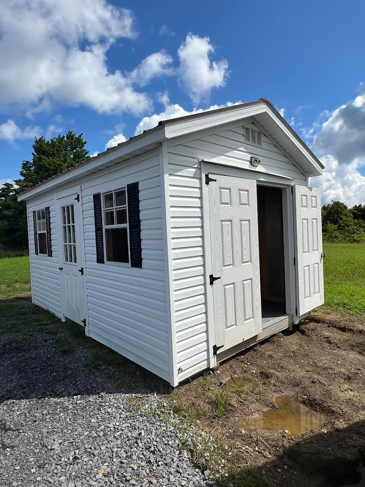 10x16 Deluxe Vinyl Cottage MAS623221 Horn
