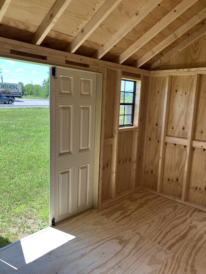 8x12 Metal Cabin - 24-1389 HORN