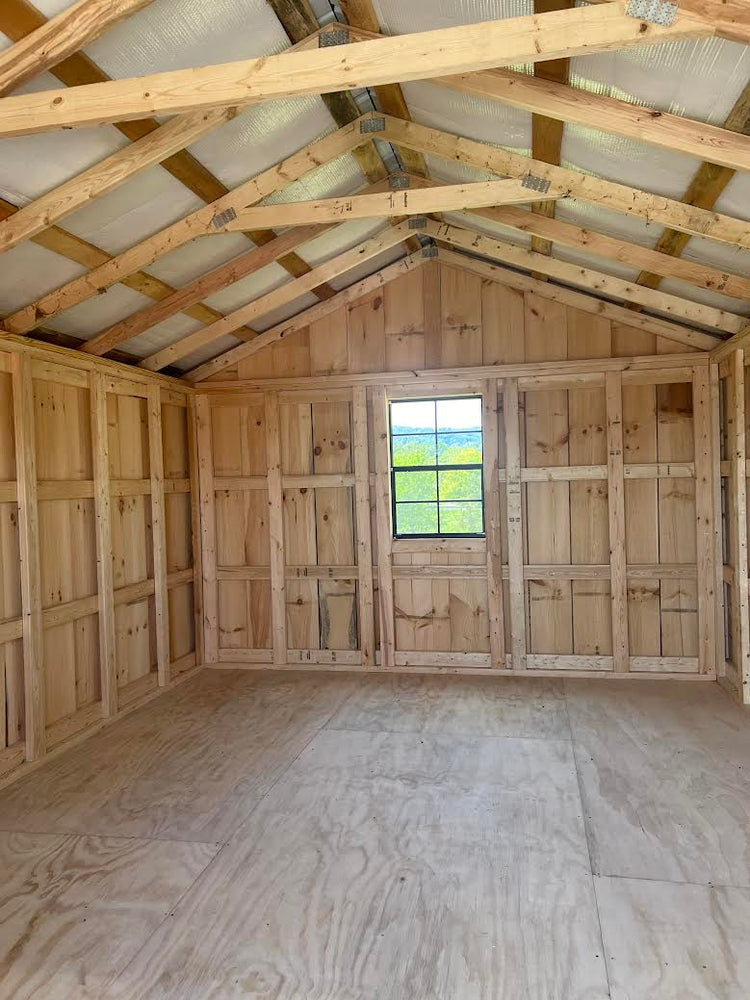 12x16 B&B Shed w/ double doors 24HMB1216-246 A Horn