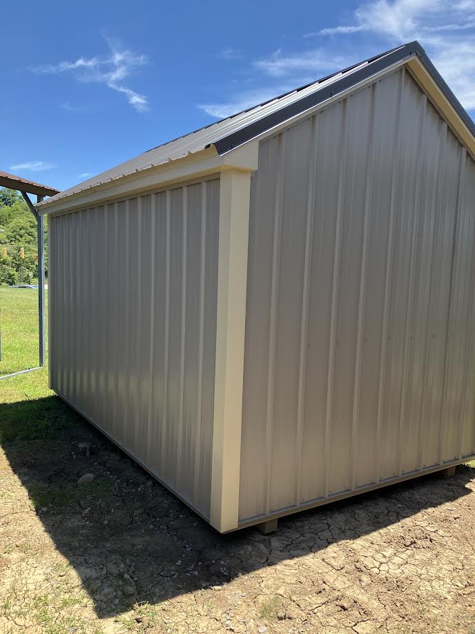 8x12 Metal Cabin - 24-1389 HORN