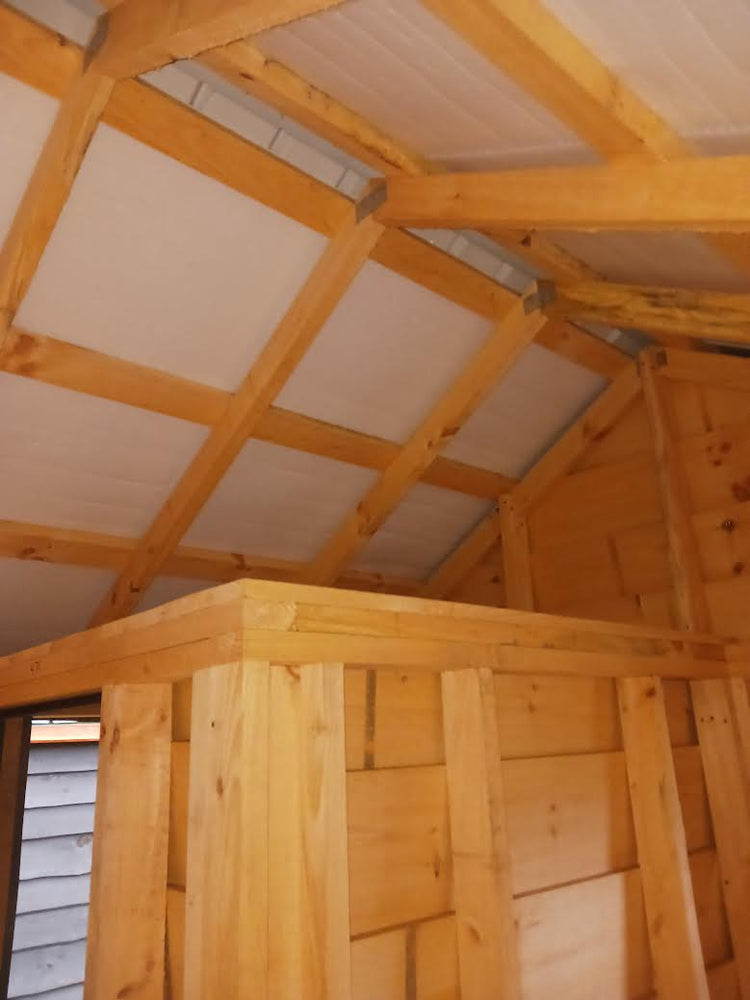 24OH471 10x16 Live Edge Cabin w/ Corner Porch Par