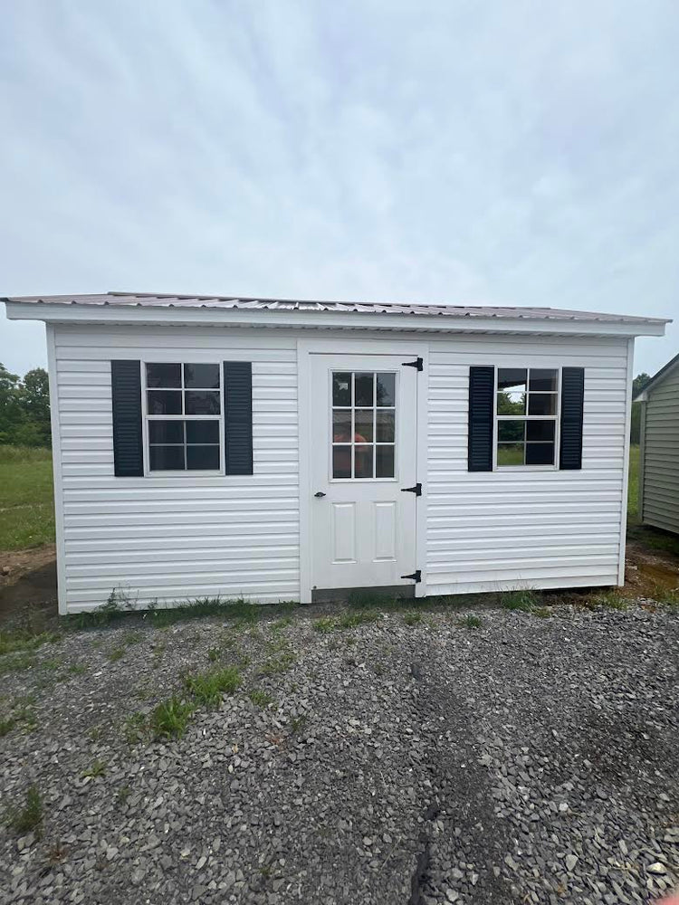 10x16 Deluxe Vinyl Cottage MAS623221 Horn