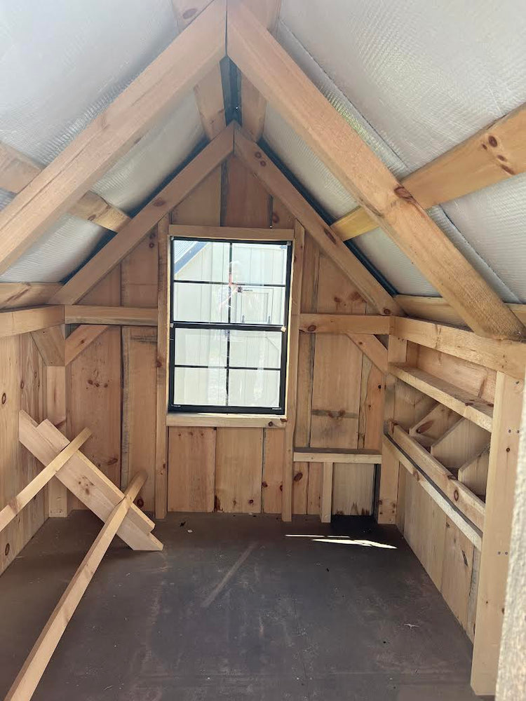 6x8 Chicken Coop - 24PB113 Horn