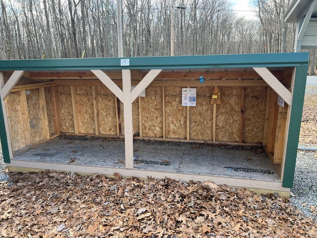 4x5x12 Wood Shed - 23CCP088 BB