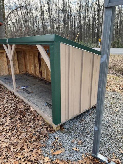 4x5x12 Wood Shed - 23CCP088 BB