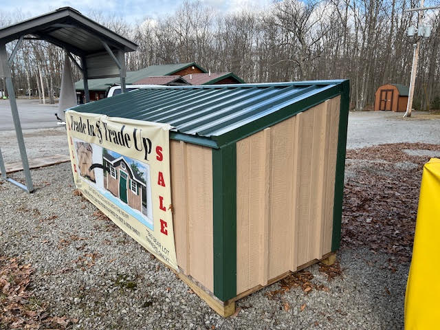 4x5x12 Wood Shed - 23CCP088 BB