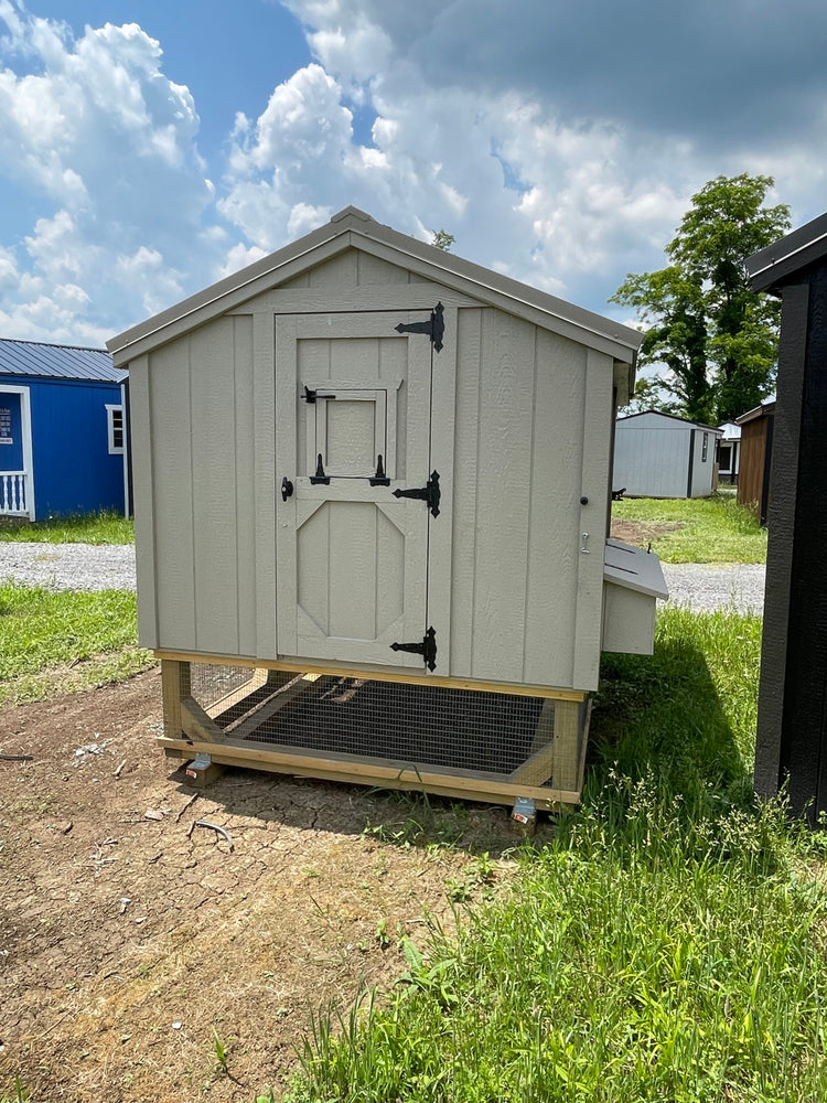 6x10 Chicken Coop w/run 24PB112 Horn