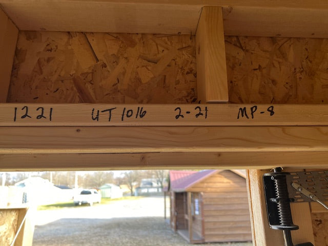 10x16 Shed 21-1221 KW