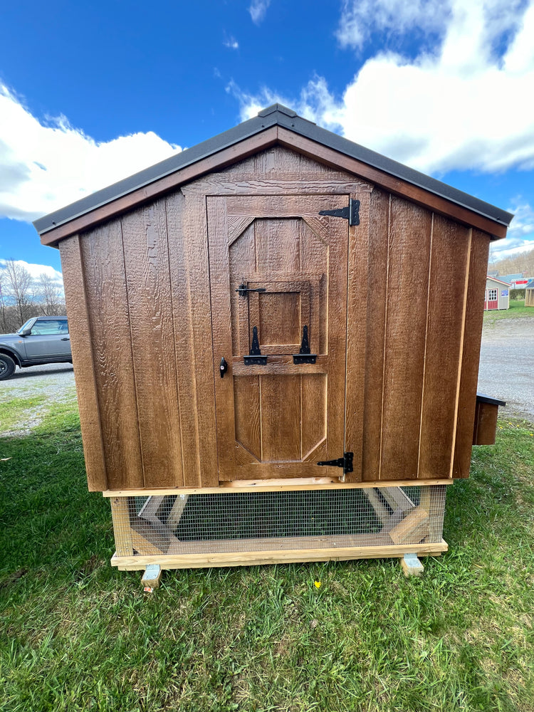 8x12 Chicken Coop w/run - 24PB126 KW