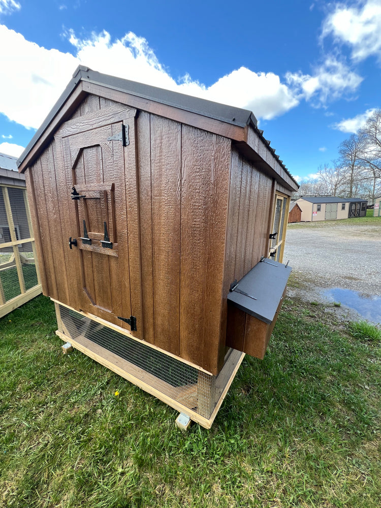 8x12 Chicken Coop w/run - 24PB126 KW