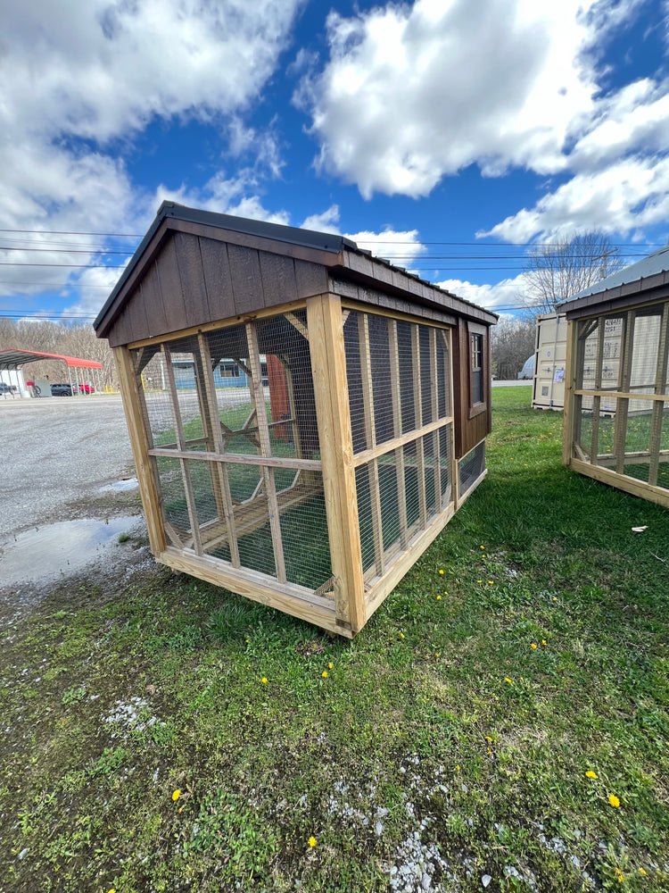 6x10 Coop w/run - 24PB107 KW