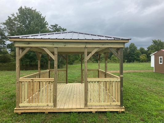 12x16 Gazebo w/ hip roof 24PS93055B