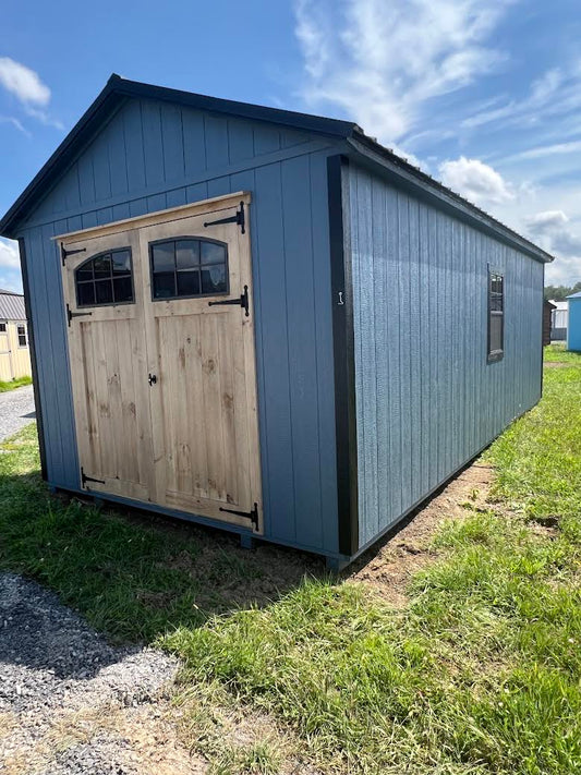 12x24 Cabin w/ loft & double doors 24HMB1224-243 Horn