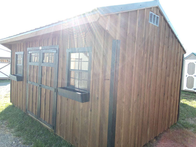 Shed w/Flower Boxes