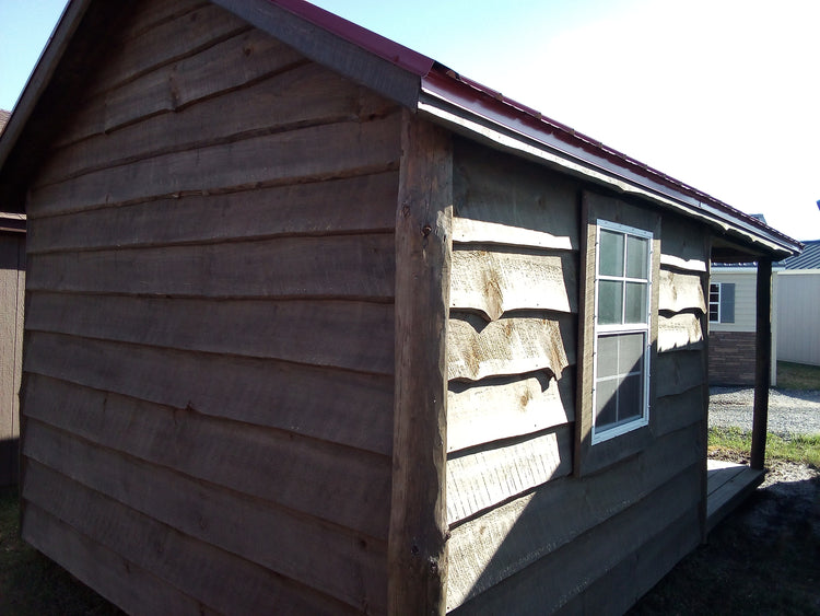 10X16 CABIN w/Porch 23OH347 Horn